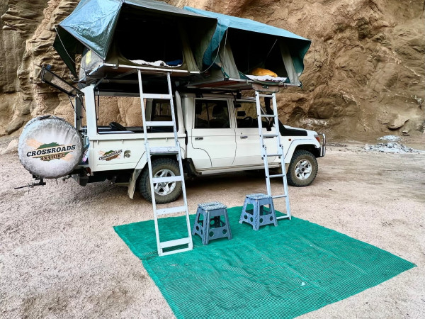 Crossroads Car Hire Land Cruiser Camping
